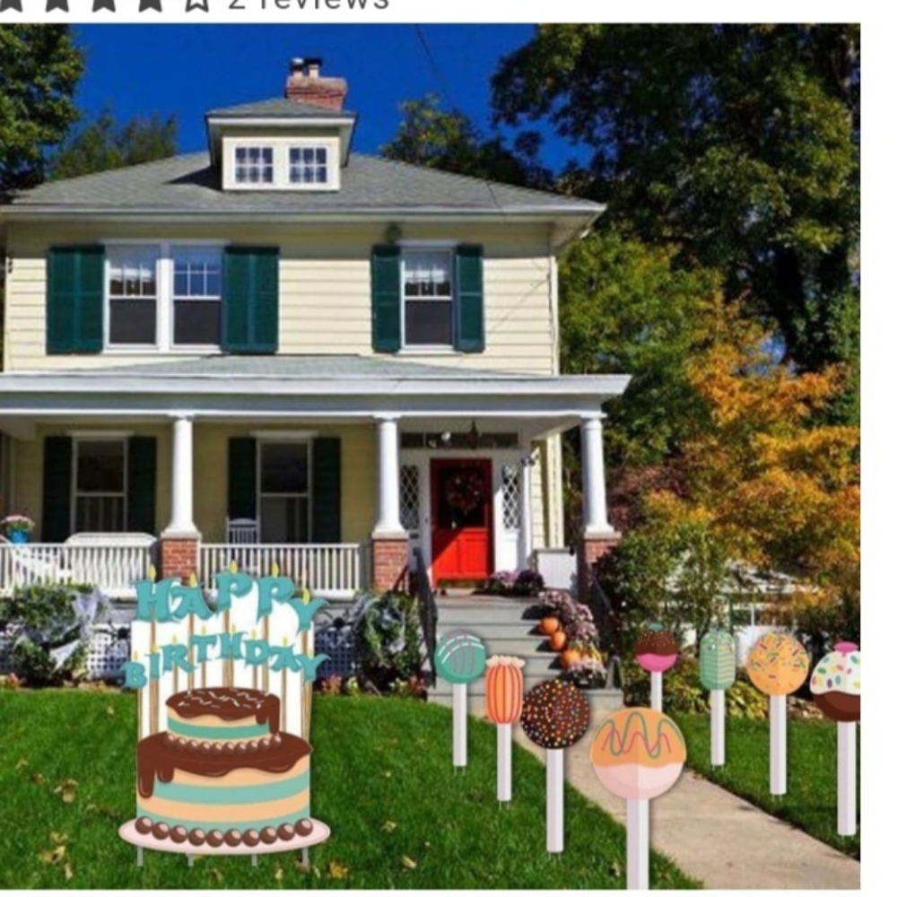 Cake and Cake Pop theme yard sign for your next event!